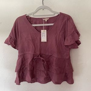 Sim and Sam Blouse, Size M, Tags still on never worn, mauve color